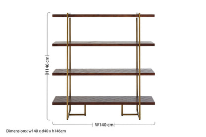 Matrix Four Tier Shelving Unit