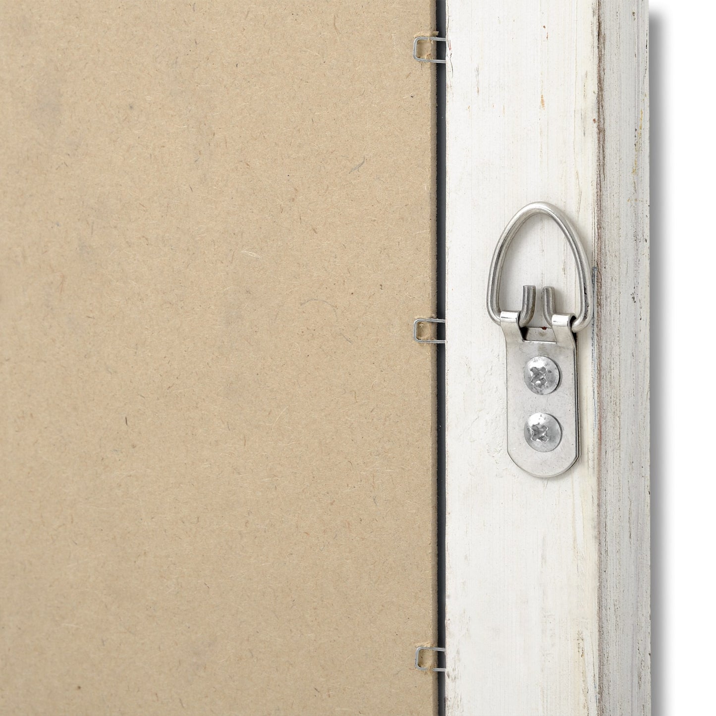 Antique White Frame Narrow Wall Mirror - Wall Mirrors from the Quanta Home collection.