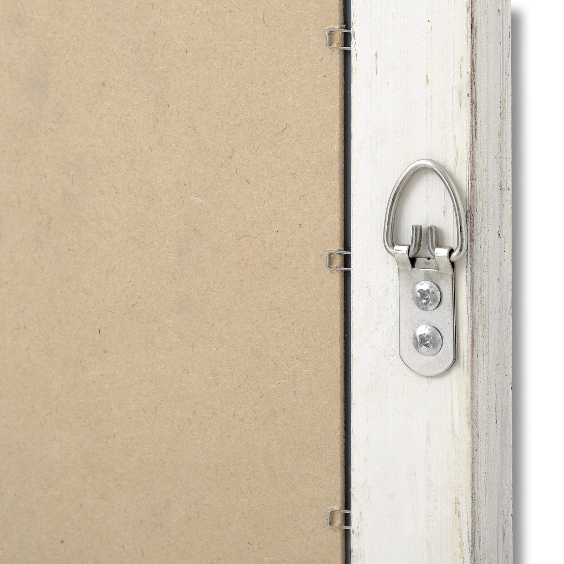 Antique White Frame Narrow Wall Mirror - Wall Mirrors from the Quanta Home collection.