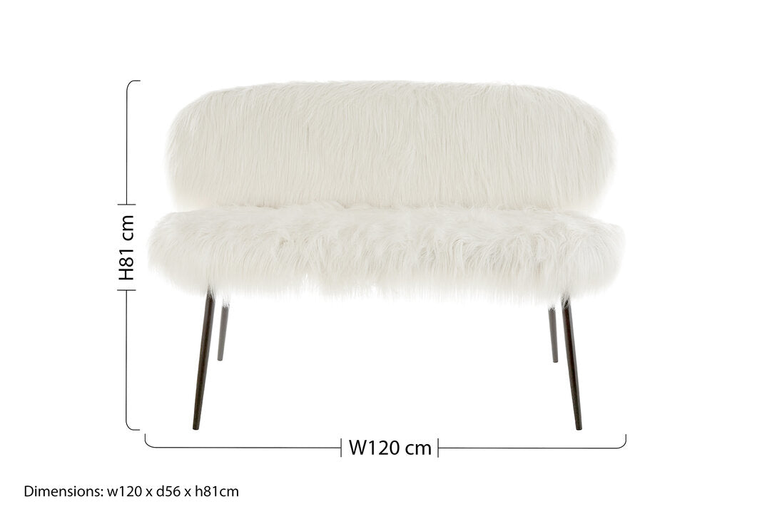 Ochre Sofa With Black Legs