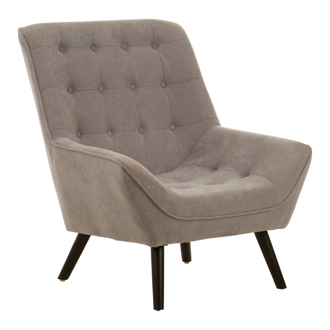 Nordic Grey Curved Chair