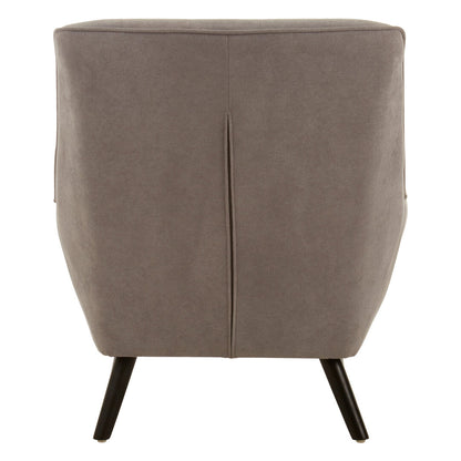 Nordic Grey Curved Chair