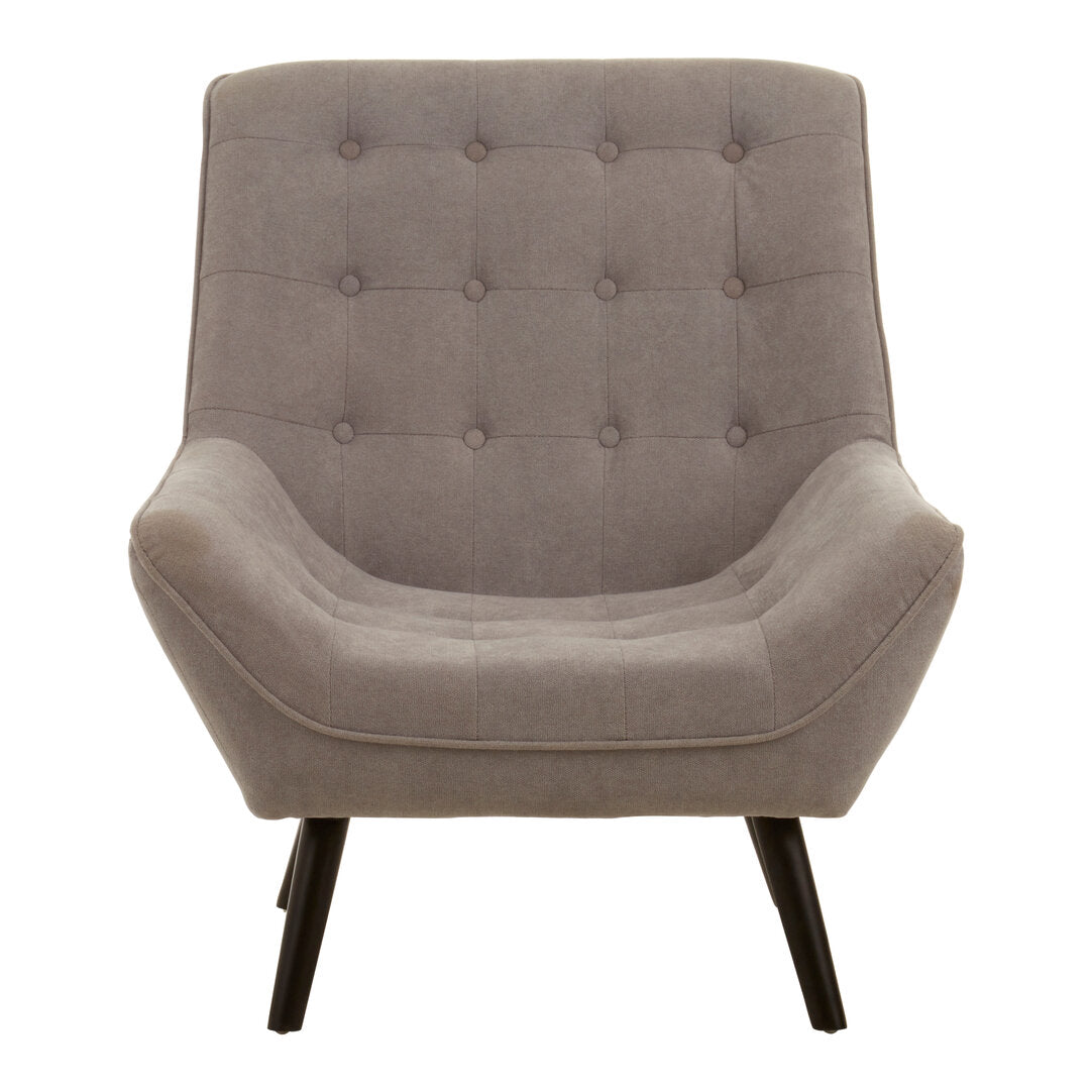 Nordic Grey Curved Chair