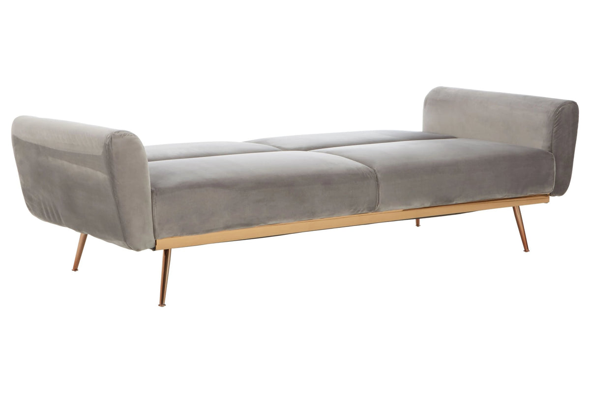 Huxley Grey Velvet Sofa Bed