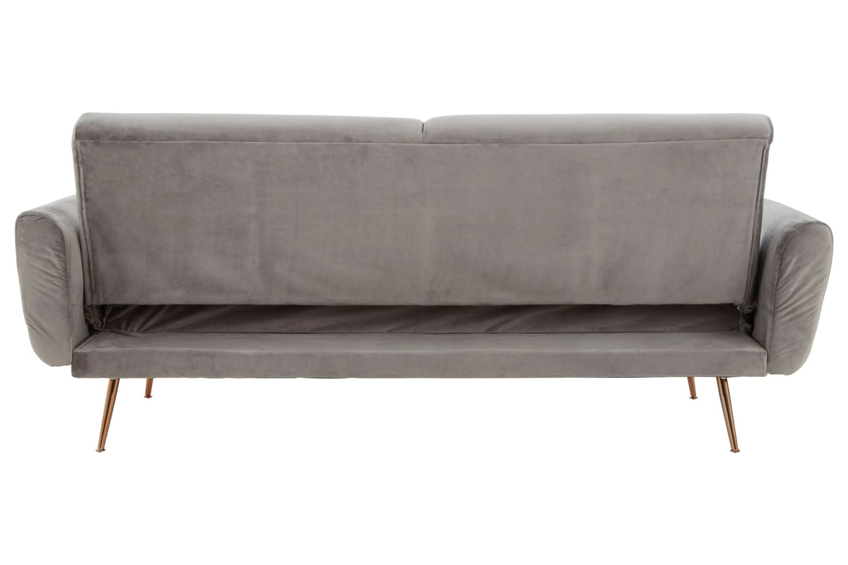 Huxley Grey Velvet Sofa Bed