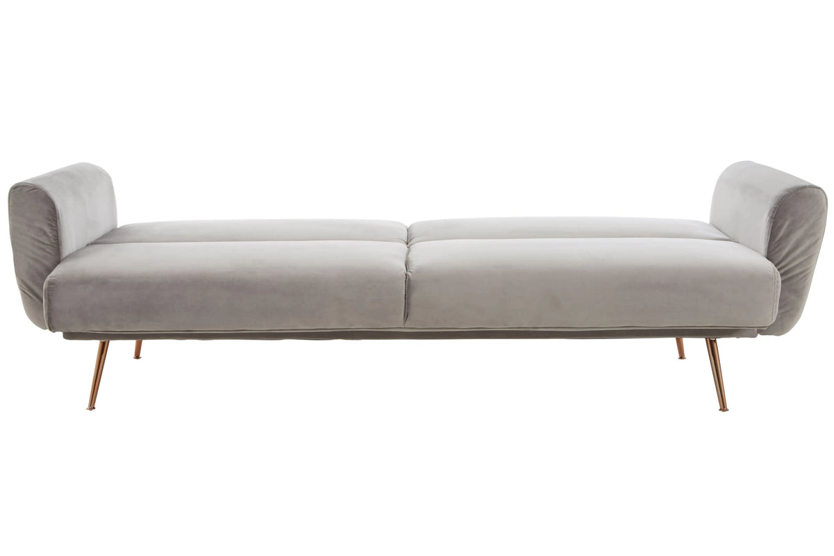 Huxley Grey Velvet Sofa Bed