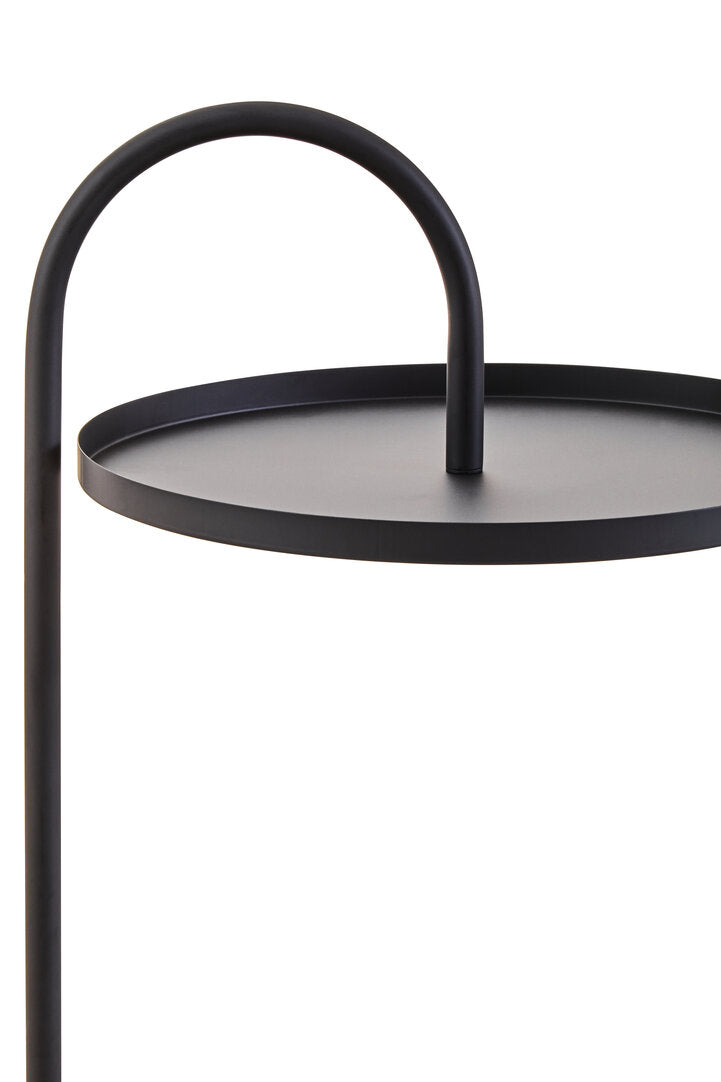 Fjord Black Hanging Top Side Table