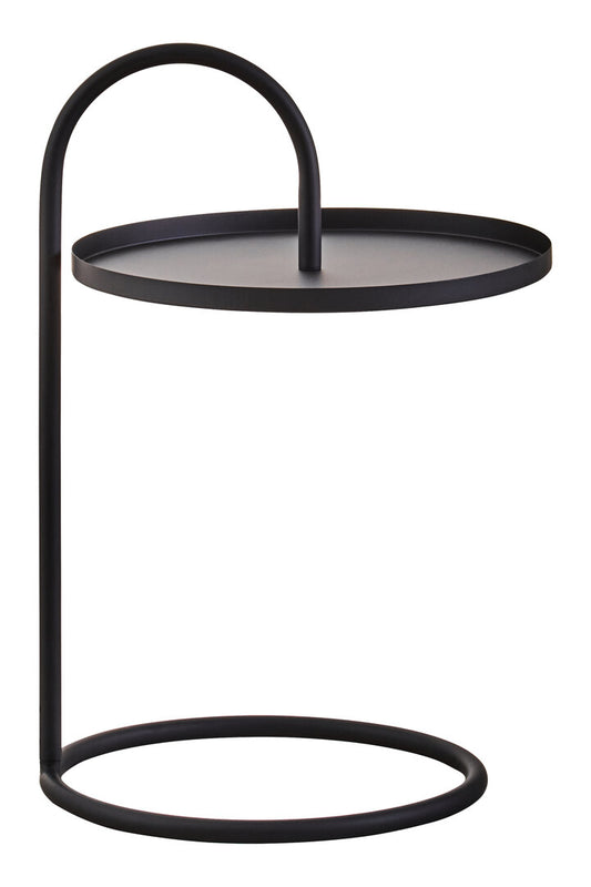 Fjord Black Hanging Top Side Table