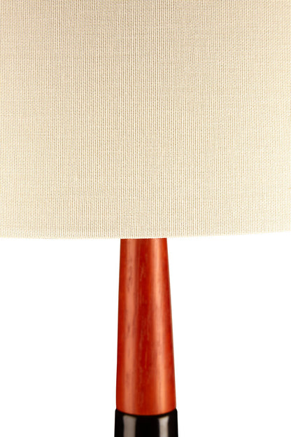 Orion Table Lamp with Wood And Ceramic Base