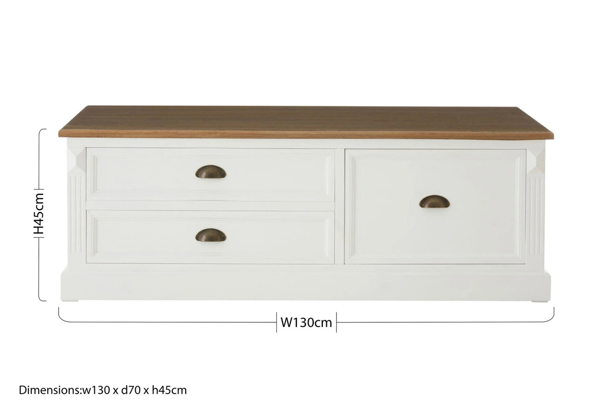 Chatsworth Coffee Table with Drawers