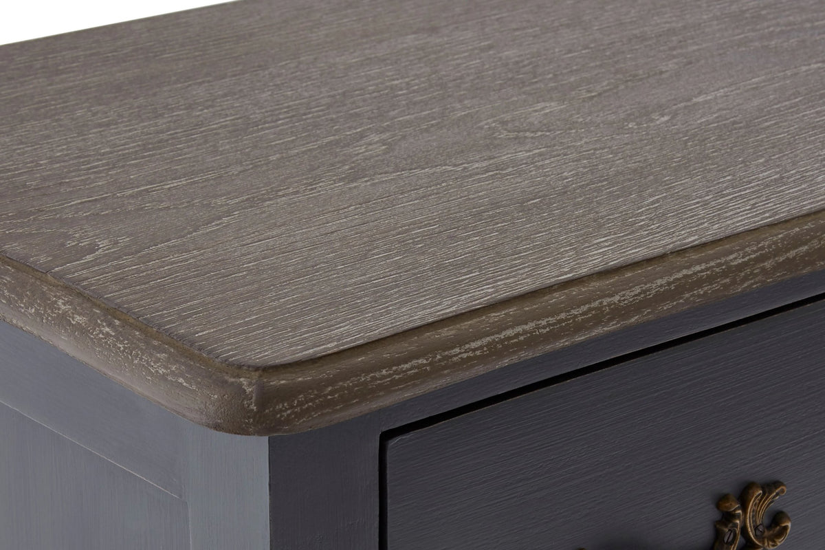 Seine Dark Grey Chest of 4 Drawers