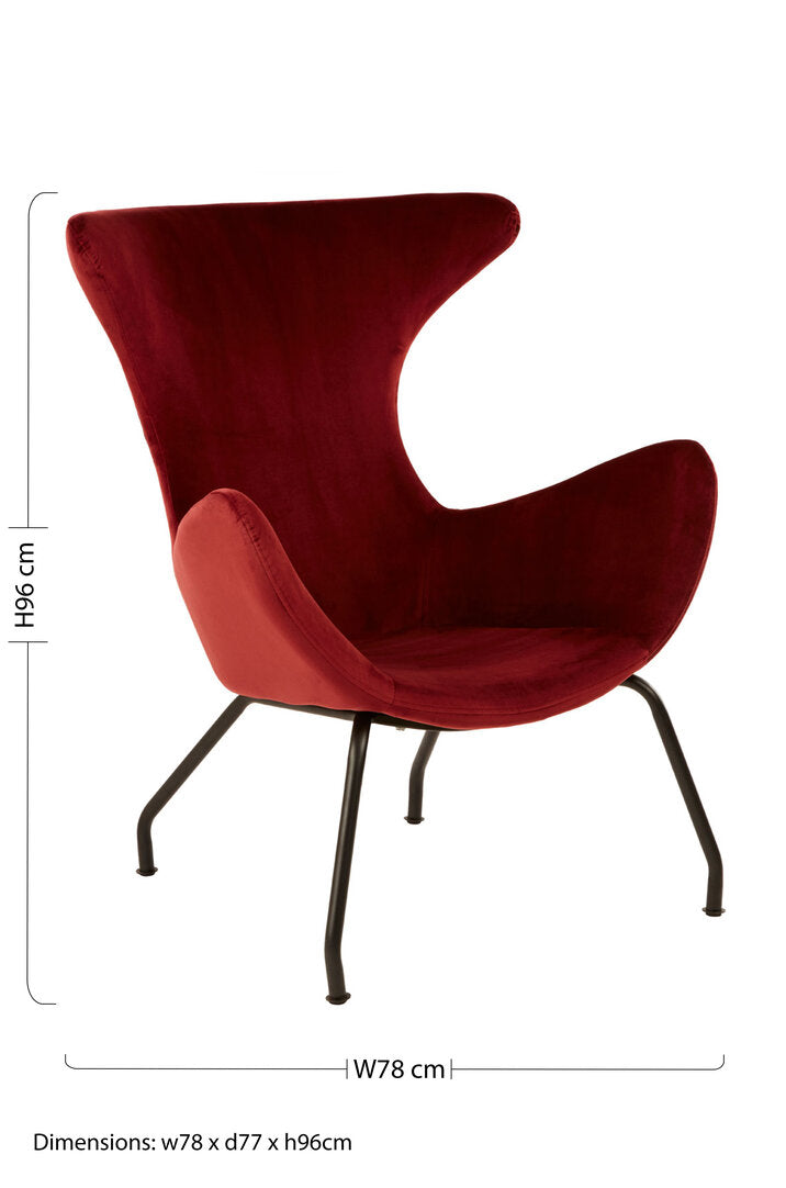 Crimson Red Chair