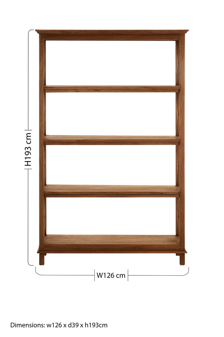 Java 4 Tier Shelf Unit