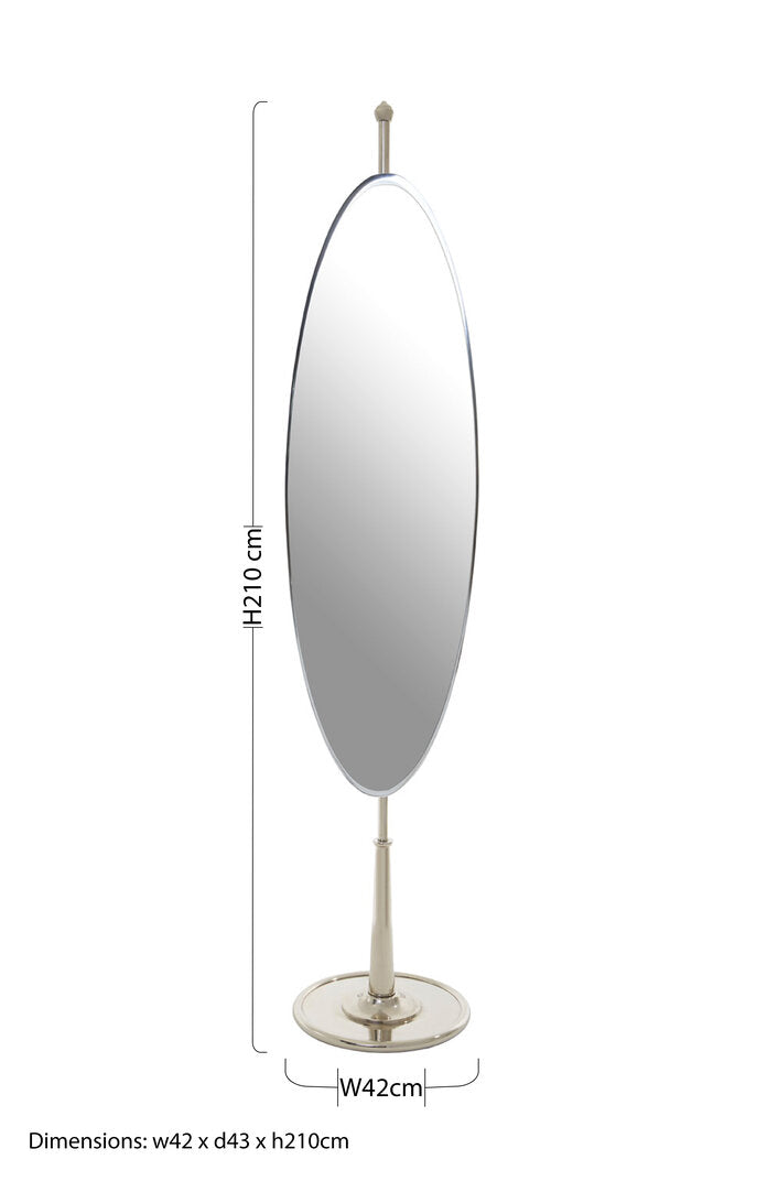 Chelsea Townhouse Oval Mirror