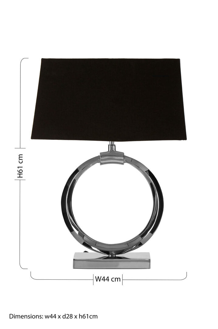 Halo Table Lamp with Single Ring Base