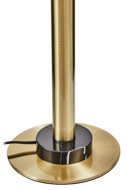 Imperia Gold Finish Metal Table Lamp
