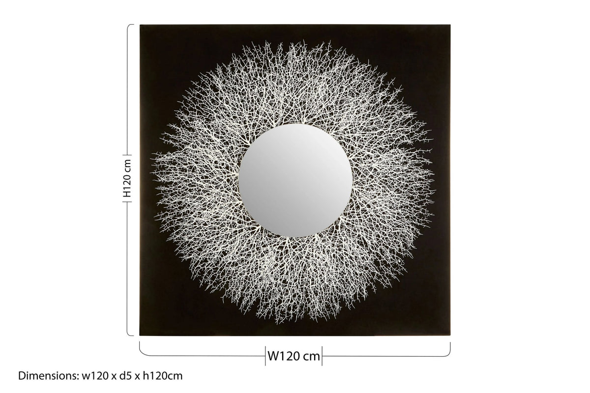 Milan Abstract Mirrored Wall Art