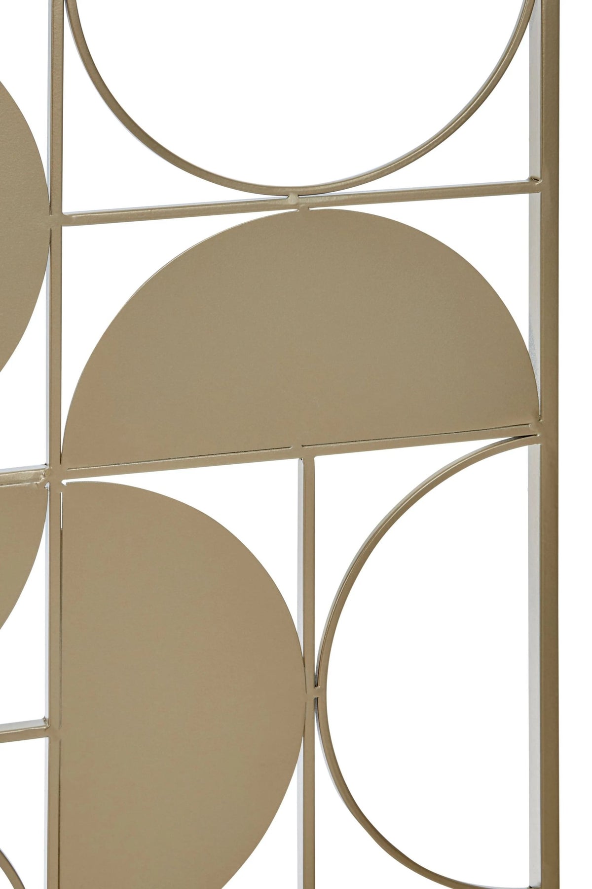 Alpine Gold Finish Semicircle Design Wall Art