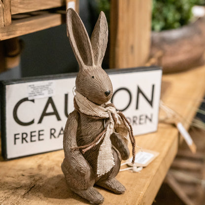 Winter Bunny Rabbit - Small - Animal Figurines from the Quanta Home collection.
