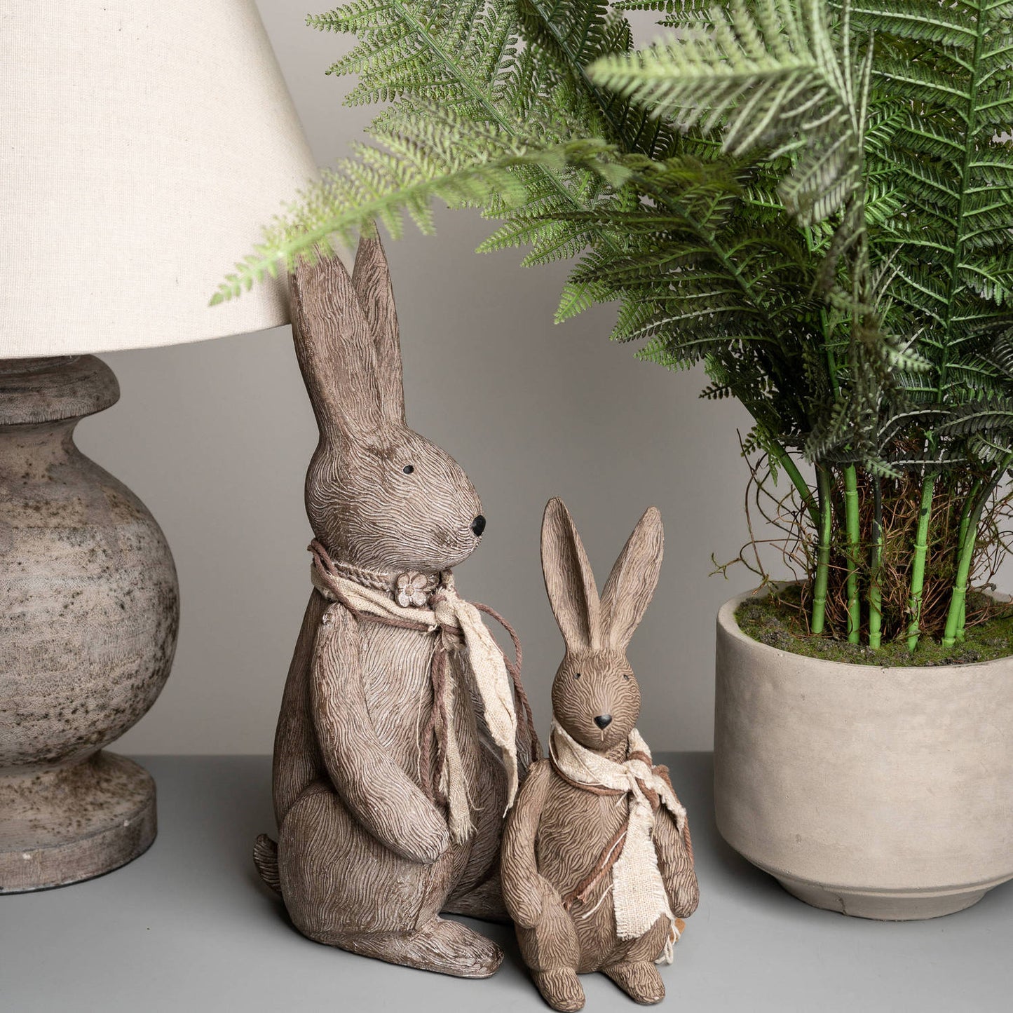 Winter Bunny Rabbit - Large - Animal Figurines from the Quanta Home collection.