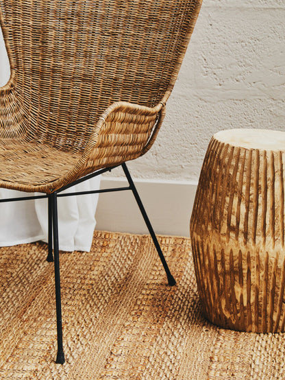 Celebes Curved Design Natural Rattan Chair