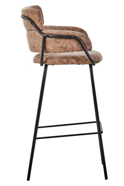 Tamsworth Brown Faux Leather Bar Chair
