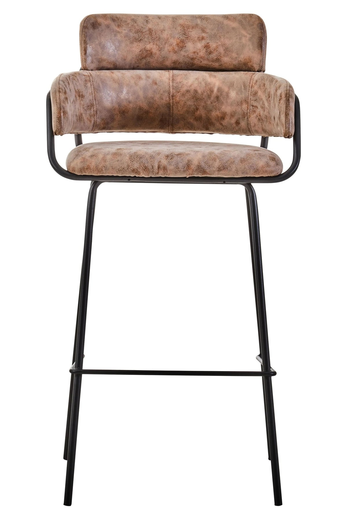 Tamsworth Brown Faux Leather Bar Chair