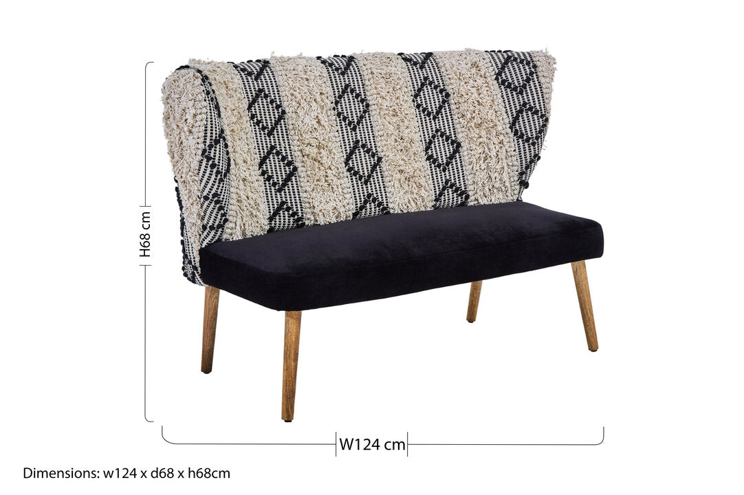 Serene Moroccan Bench