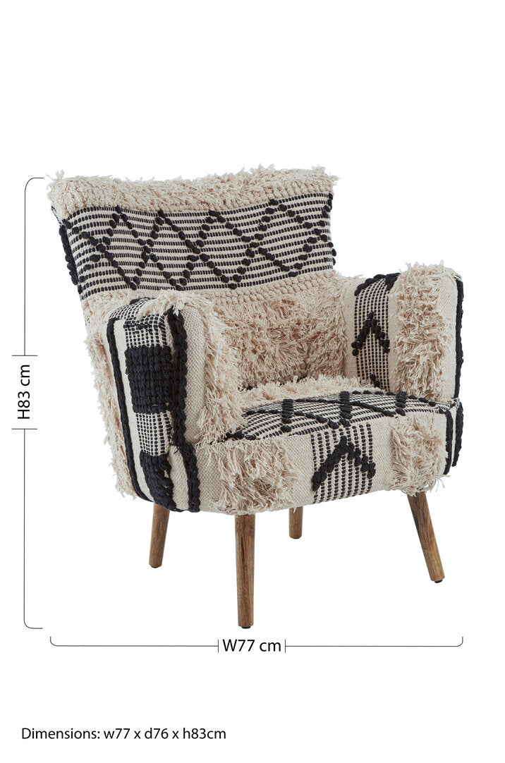 Serene Berber Style Armchair