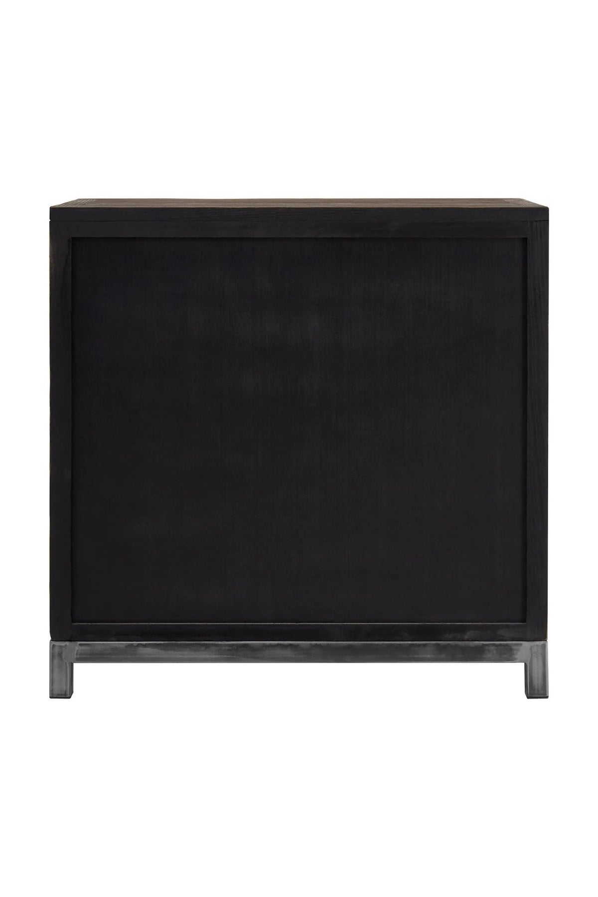 Oro Large Recycled Elm Wood 2 Door Cabinet