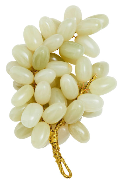 Pomona Green Onyx Decorative Grapes