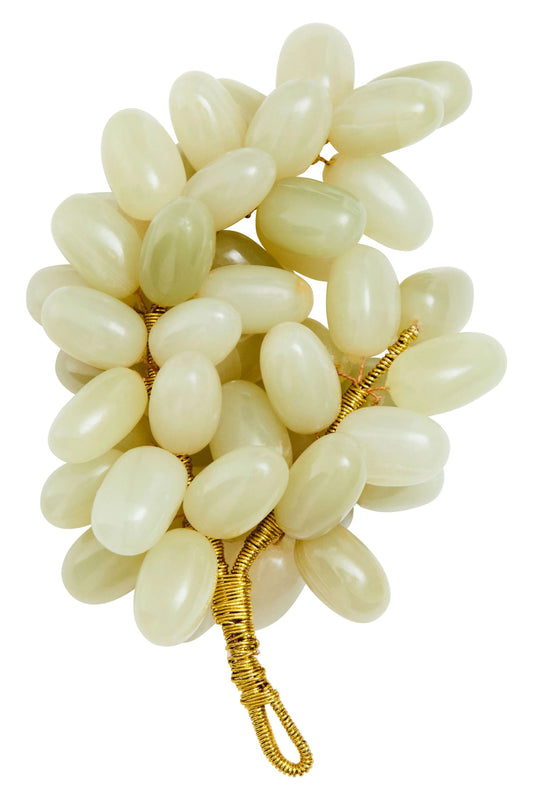 Pomona Green Onyx Decorative Grapes