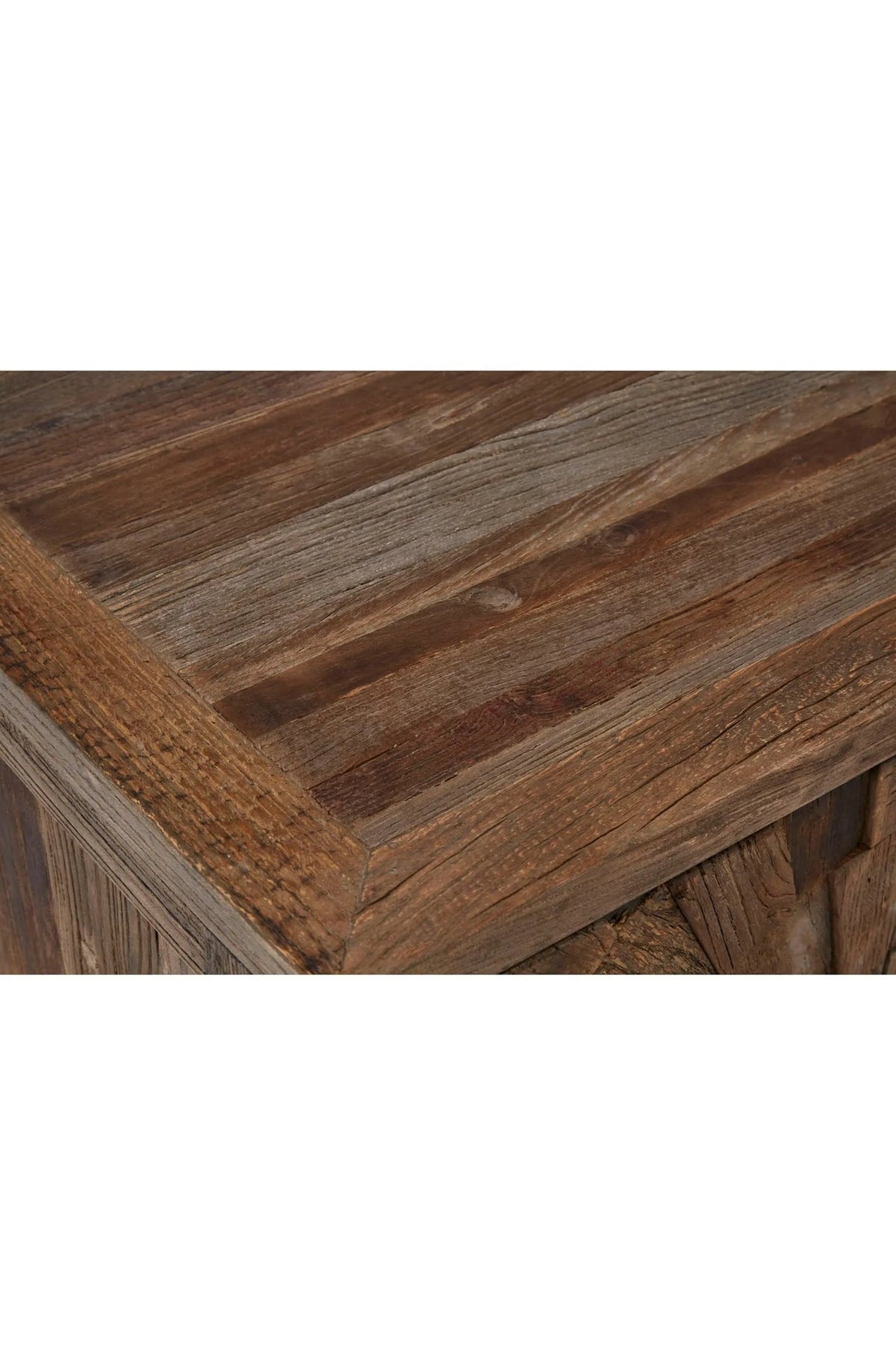 Oro Small Recycled Elm Wood 2 Door Cabinet