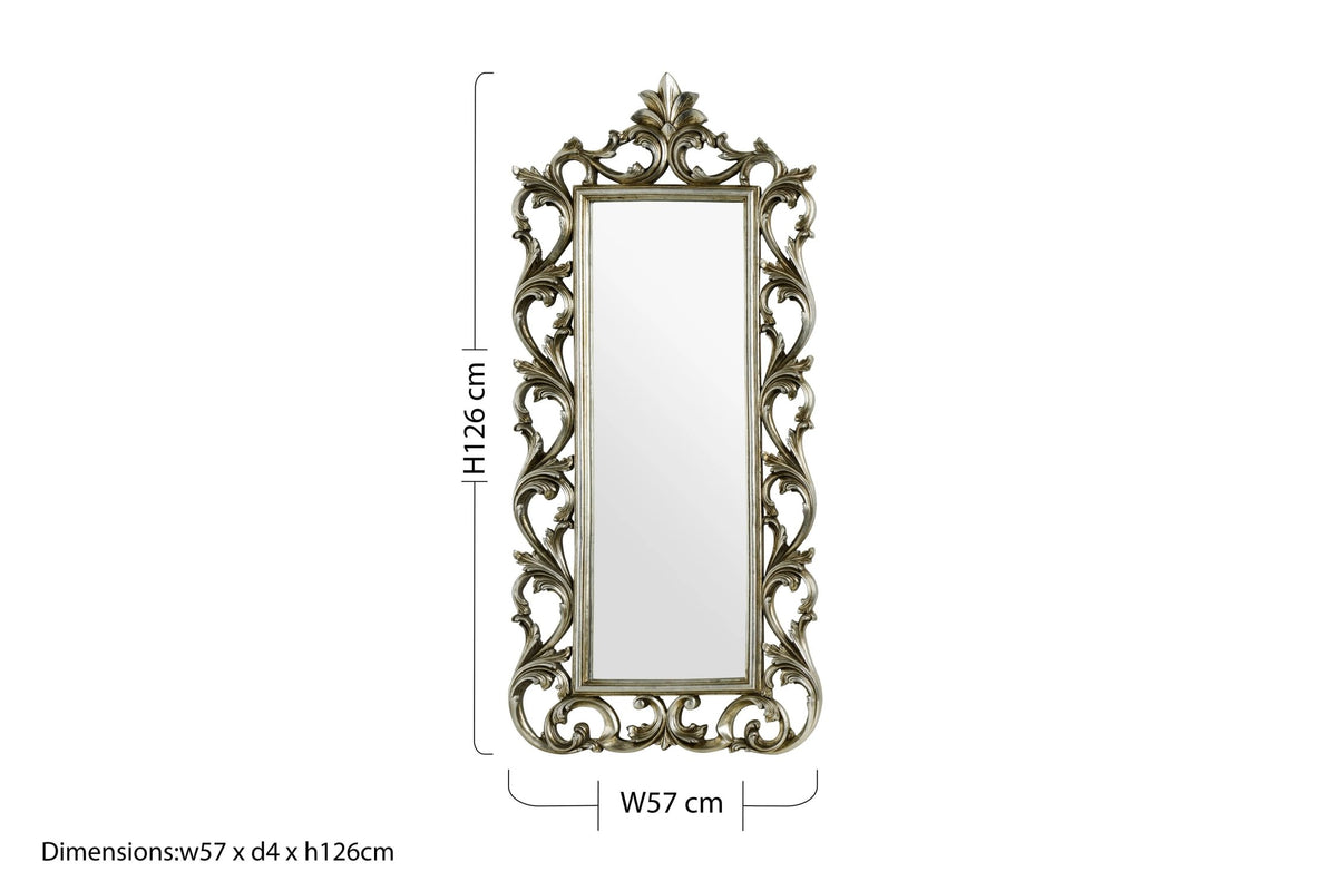 Celeste Champagne Wall Mirror