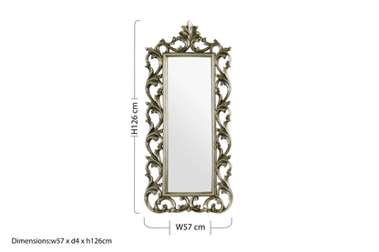 Celeste Champagne Wall Mirror