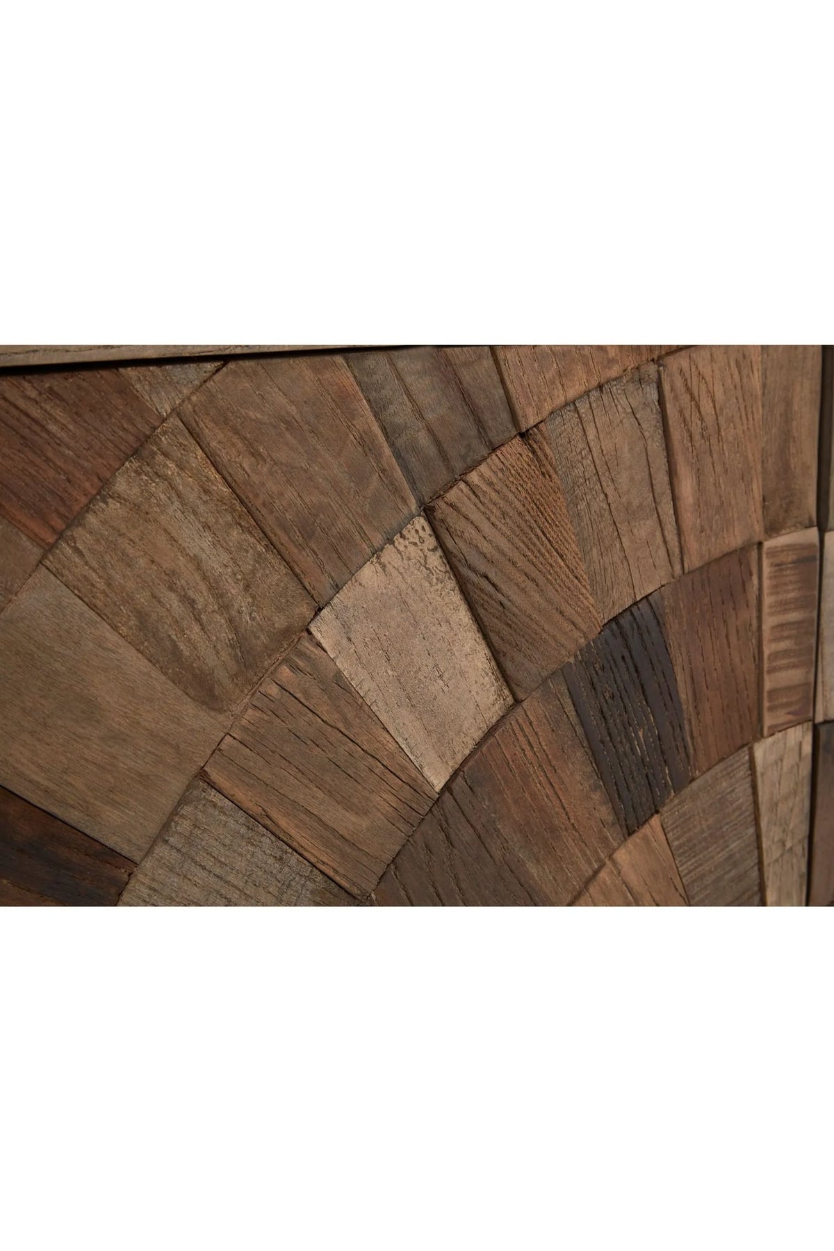Oro Large Recycled Elm Wood 2 Door Cabinet