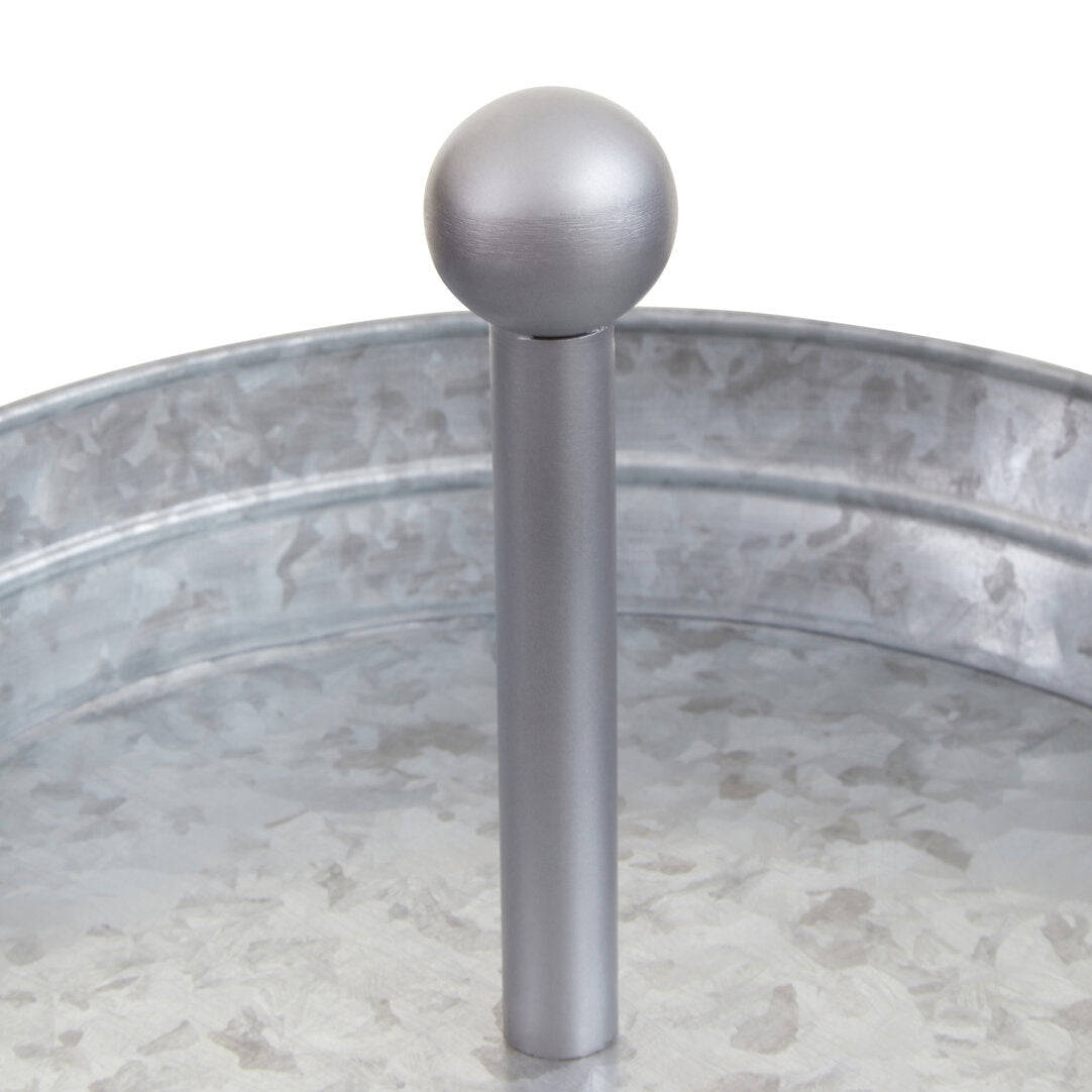 Estate Two Tier Galvanised Steel Cake Stand