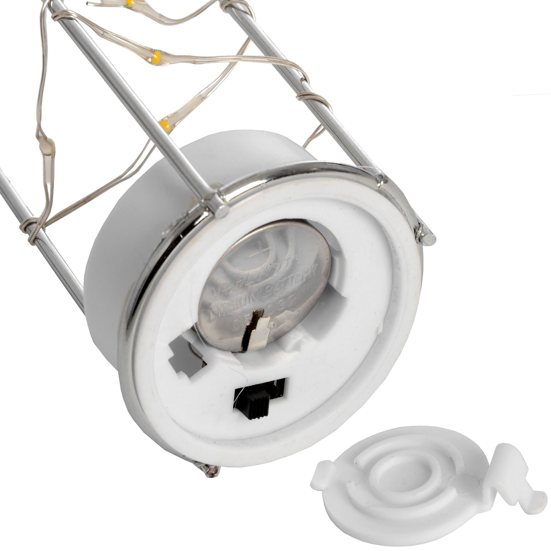 Frosted Grey Glass Lantern with Rope Detail and LED - Lanterns from the Quanta Home collection.