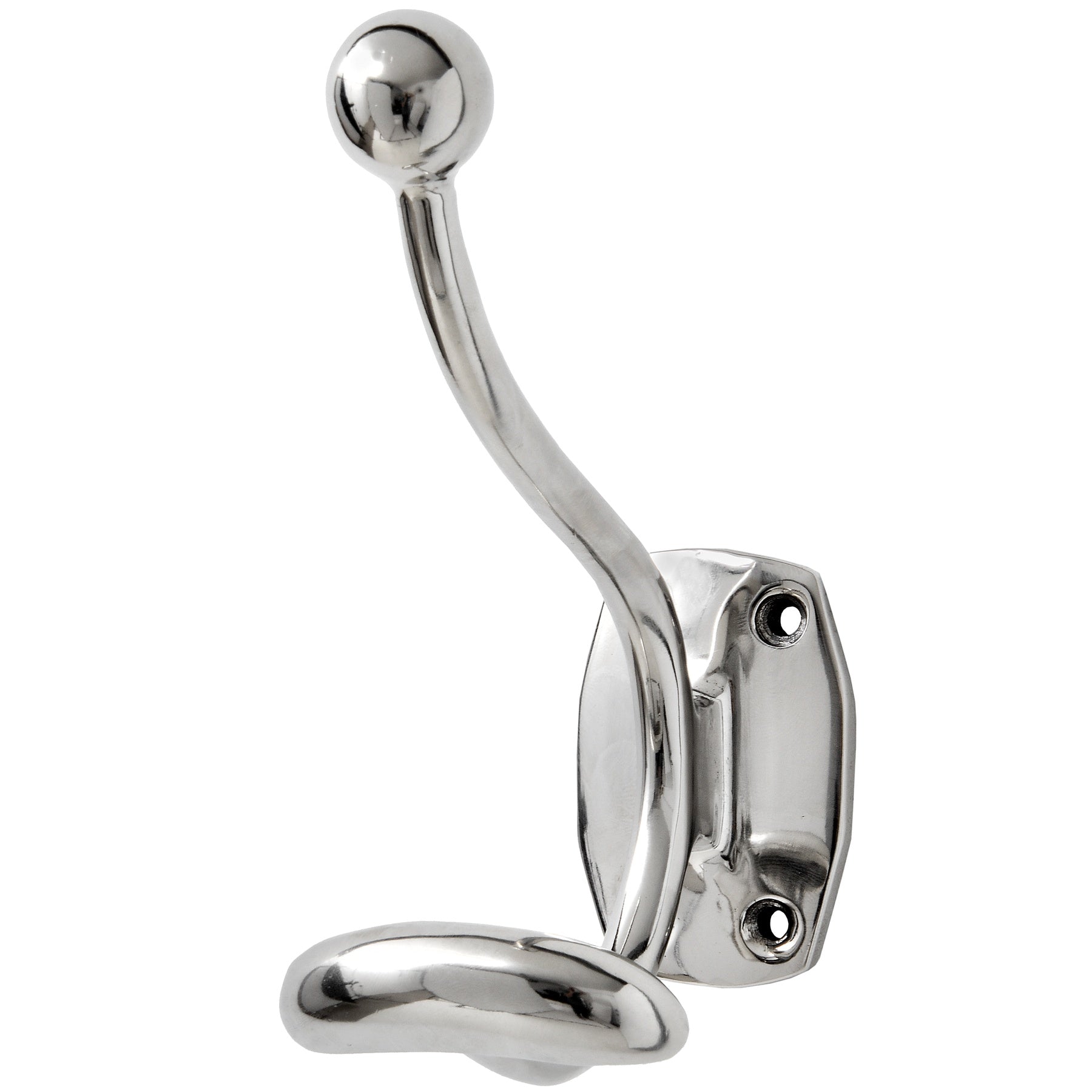 Single Hook Chrome Coat Hanger - Coat Hooks from the Quanta Home collection.