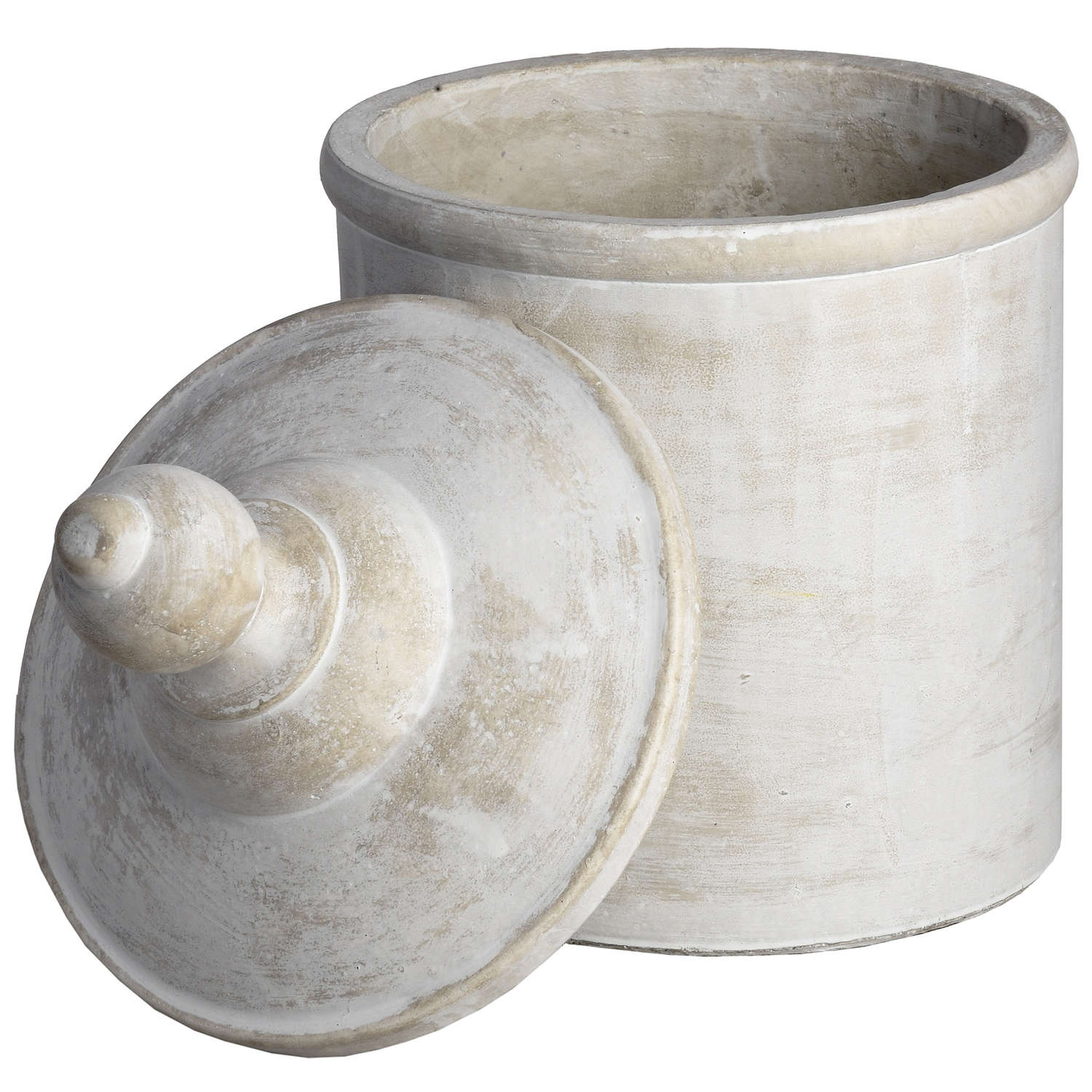 Antique White Cannister - Storage Boxes from the Quanta Home collection.