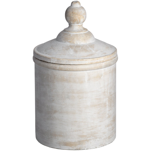 Antique White Cannister - Storage Boxes from the Quanta Home collection.