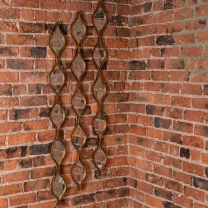 Decorative Hanging Gold Mirror - Wall Mirrors from the Quanta Home collection.