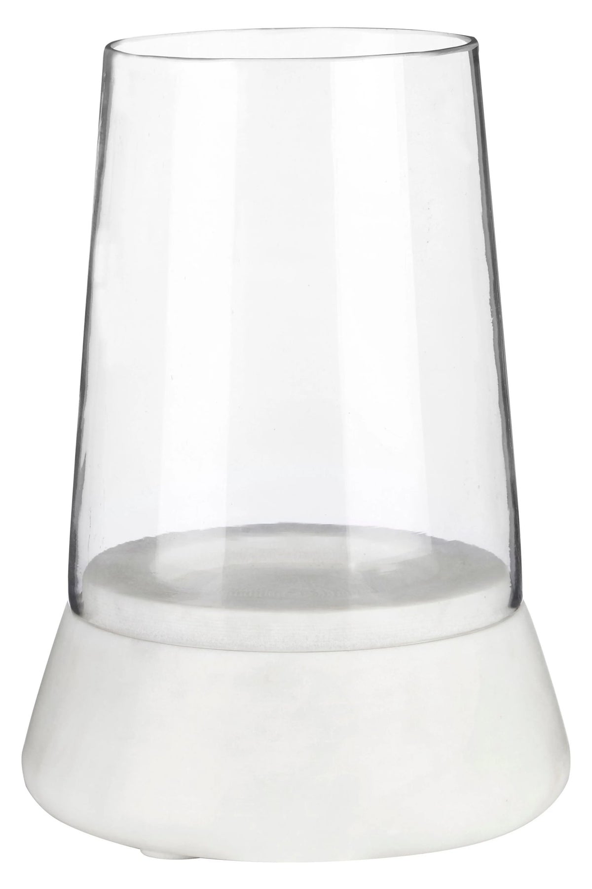 Lanterra Hurricane Candle Holder with Marble Base