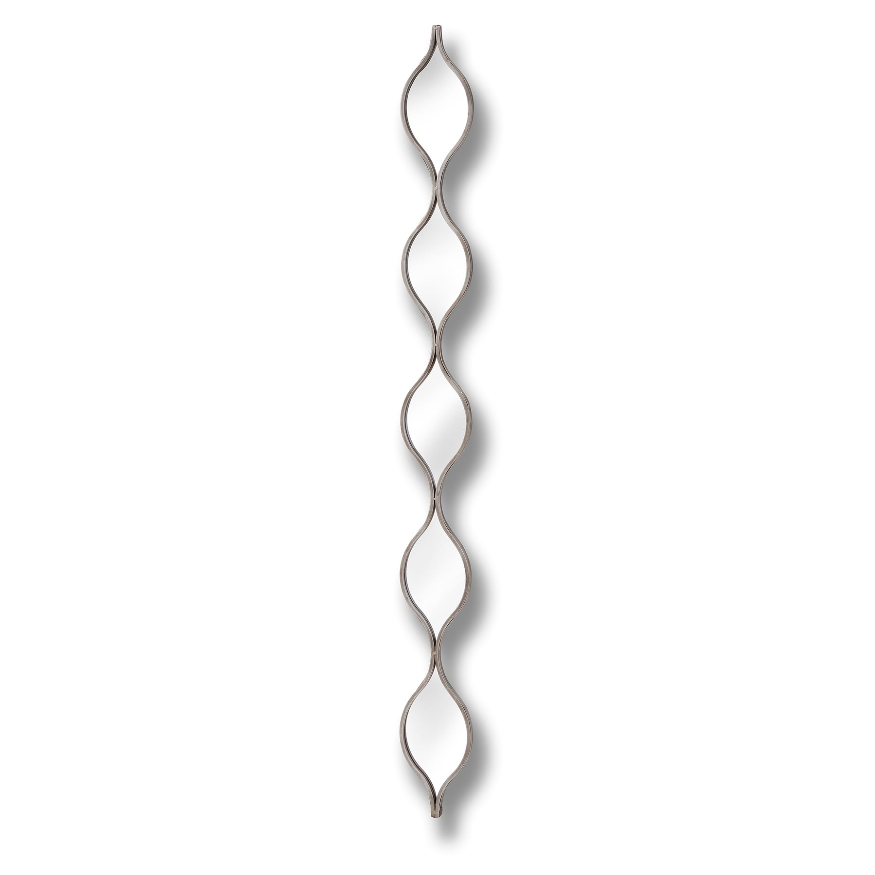 Decorative Hanging Silver Mirror - Wall Mirrors from the Quanta Home collection.