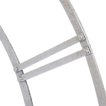 Large Silver Foil Skeleton Wall Clock - Wall Clocks from the Quanta Home collection.