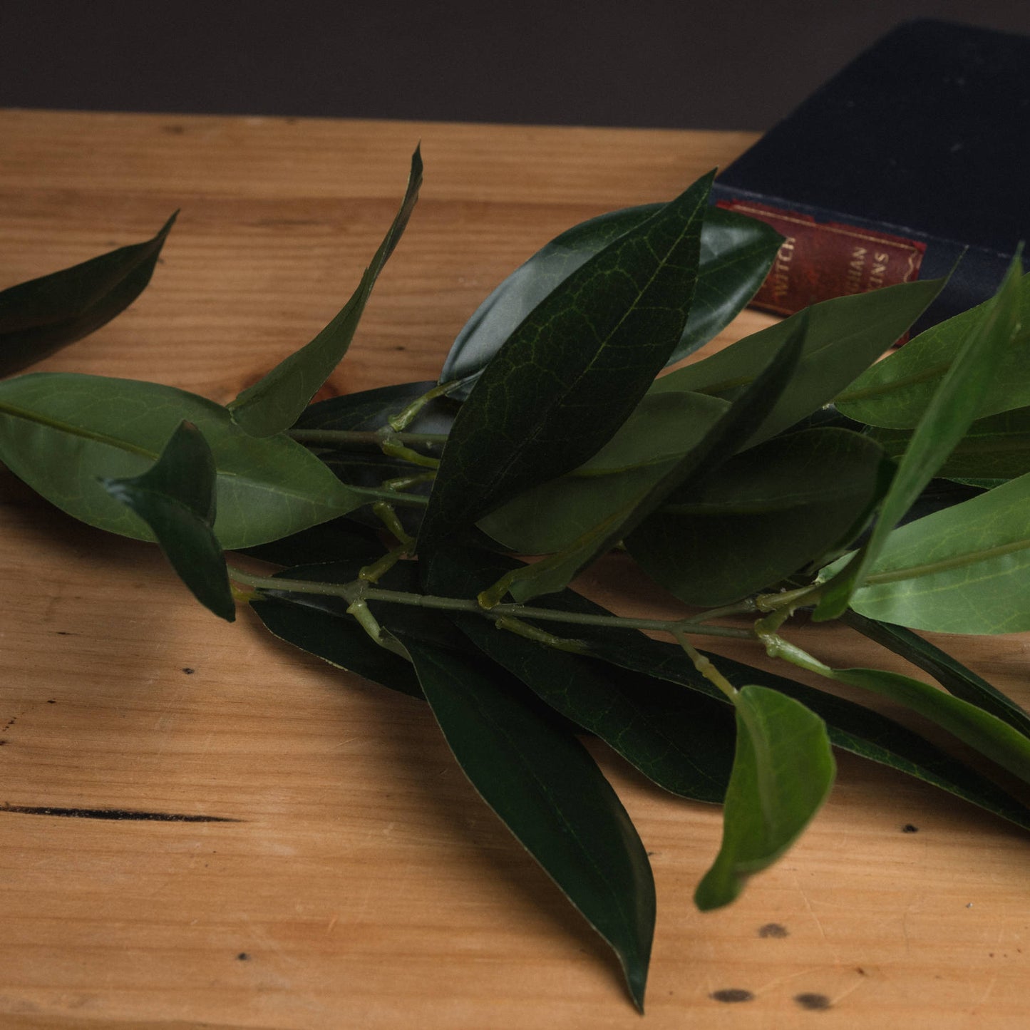 Faux Bay Leaf Spray - All Artificial Flowers from the Quanta Home collection.