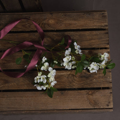 White Spring Mock Orange Flower - Single Stem Flowers from the Quanta Home collection.