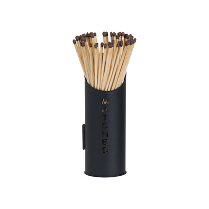 Black Finish Logs And Kindling Buckets & Matchstick Holder - Buckets, Hods & Holders from the Quanta Home collection.