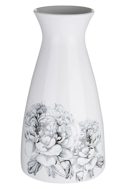 Florina White and Black Vase