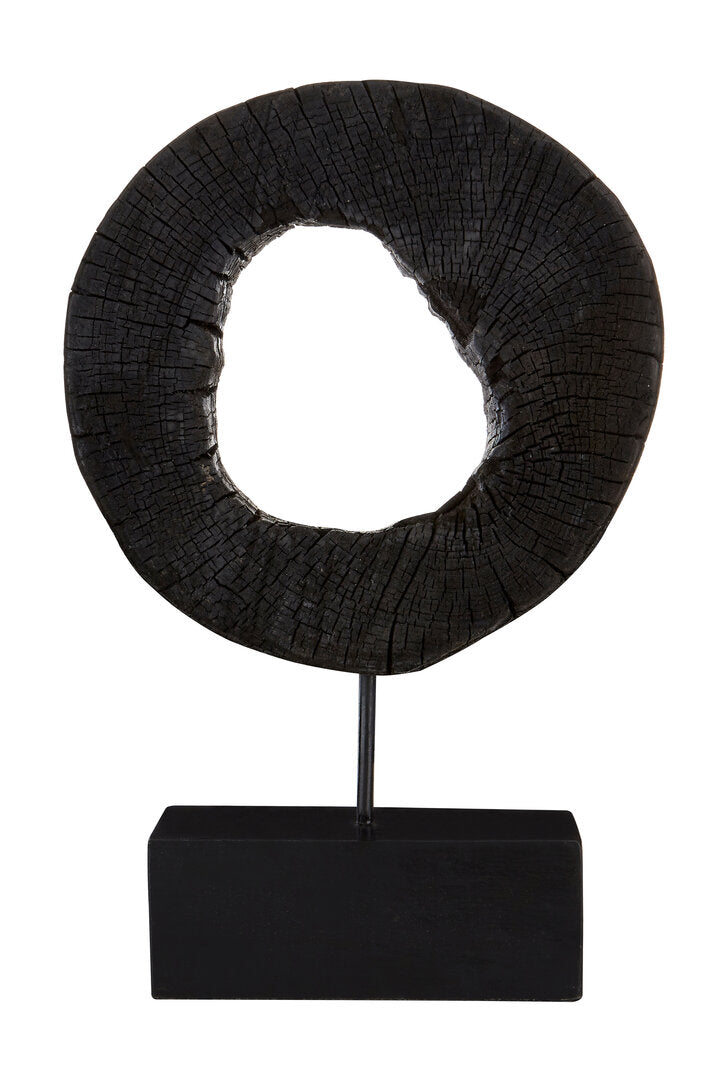 Vanguard Small Rustic Mango Wood Sculpture On Stand